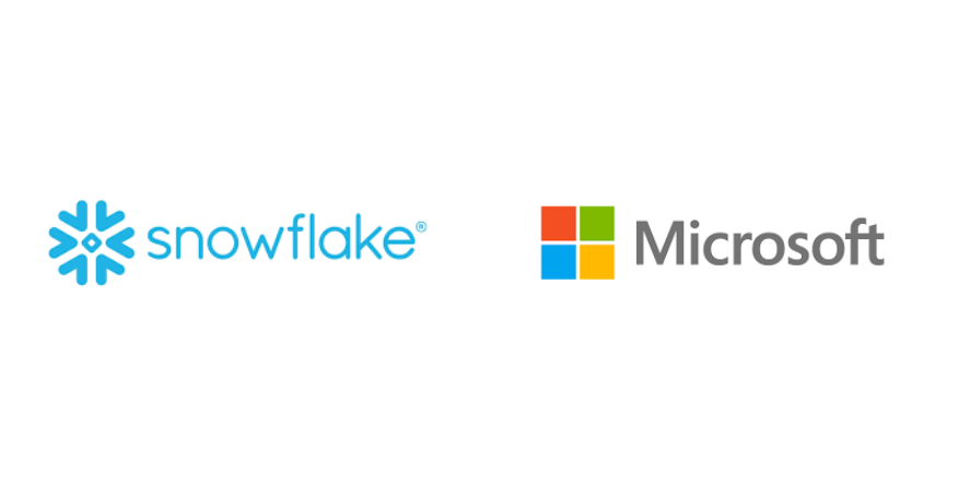 Snowflake & Microsoft logo