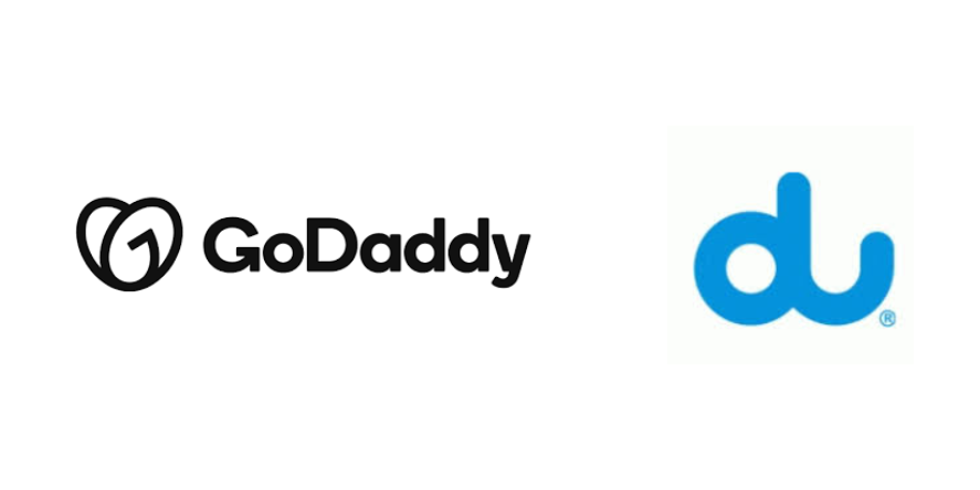 GoDaddy & du logo