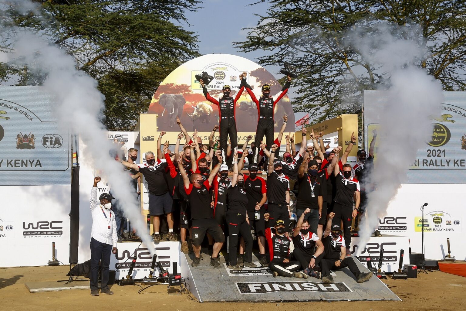 GAZOO Racing Achieves Another Spectacular One-two Finish At Safari ...