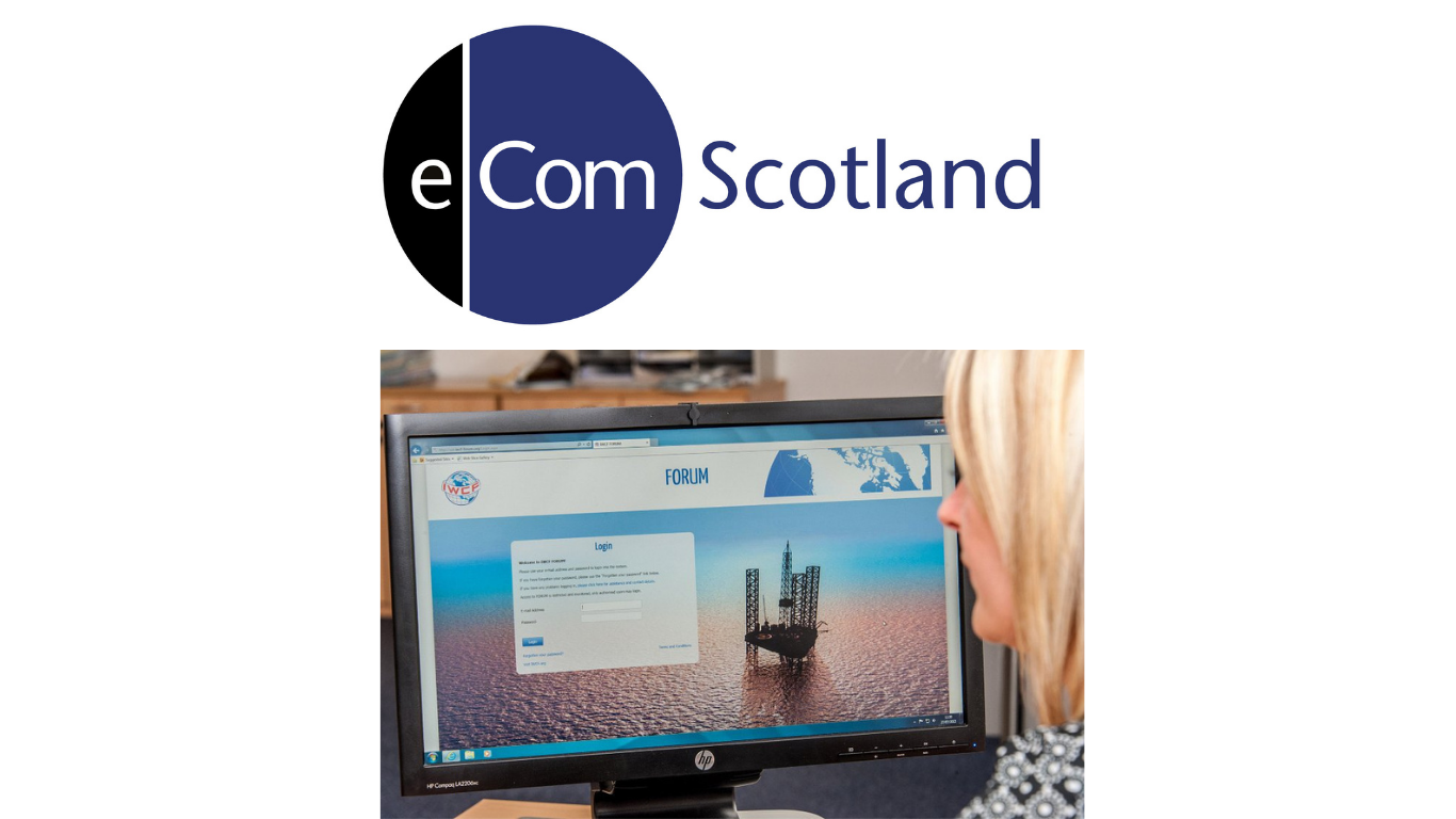 eCom Scotland Logo and IWCF