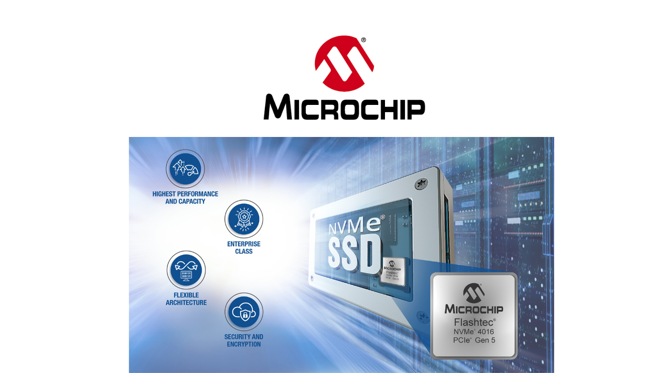 Microchip Unveils 16-channel PCIe® Gen 5 Enterprise NVMe® SSD Controller -  INTLBM