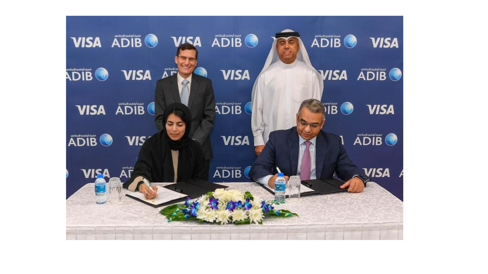 ADIB and VISA Partnership Agreement Signing Event