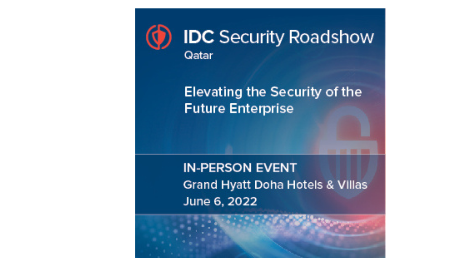 IDC Roadshow Event-Qatar