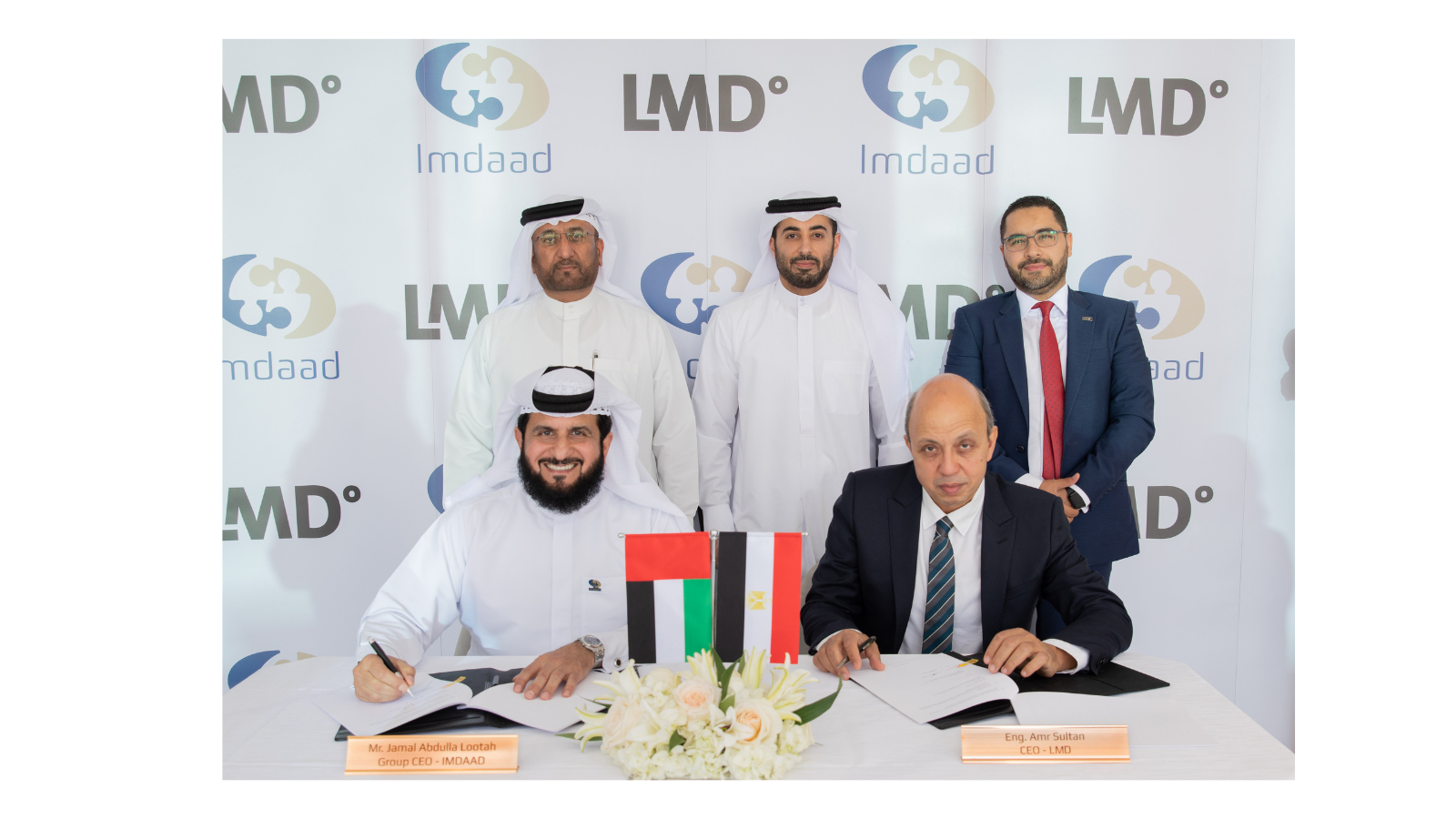 Imdaad and LMD Signing Agreement