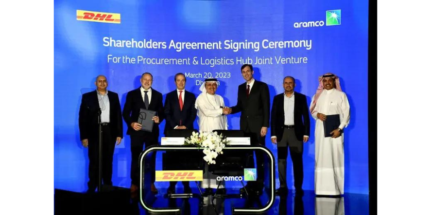 Aramco and DHL Supply Chain announce new end-to-end Procurement and Logistics Hub joint venture.