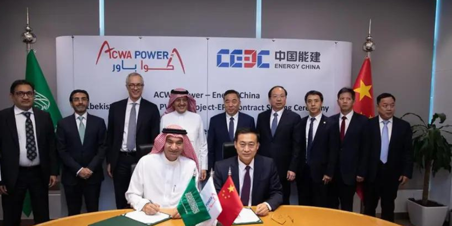ACWA Power announced the signing of an Engineering, Procurement, and Construction contract with Energy China Group Corporation for a solar photovoltaic (PV) project in Tashkent, Uzbekistan. Image courtesy: ACWA Power