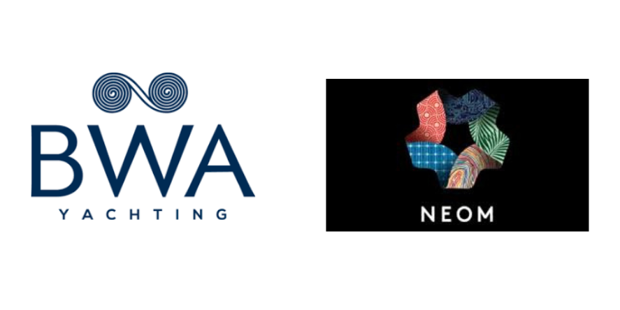 BWA Yachting & NEOM logo