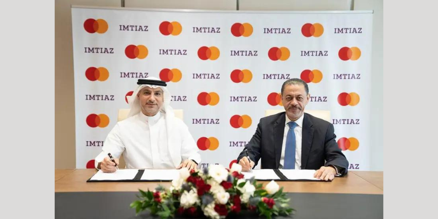 Abdulla Bukhowa, BCFC Chief Executive Officer, and Khalid Elgibali, Division President, Middle East and North Africa at Mastercard.