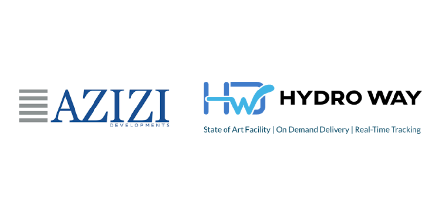 Azizi Developments & hydro way logo