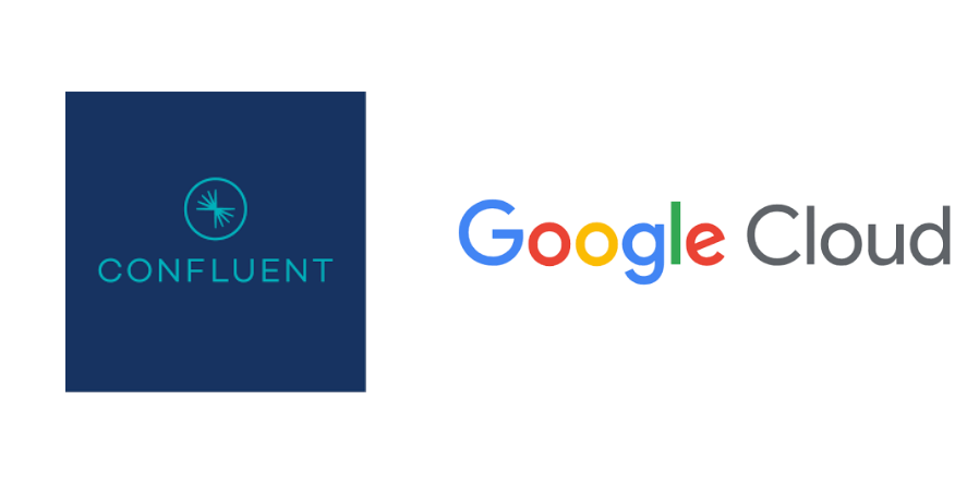 Confluent and Google Cloud logo