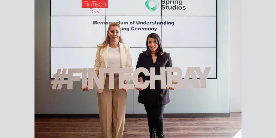 Zainab Khamis, Head of HP Spring Studios Bahrain, and Suzy Alzeera, COO of Bahrain Fintech Bay.
