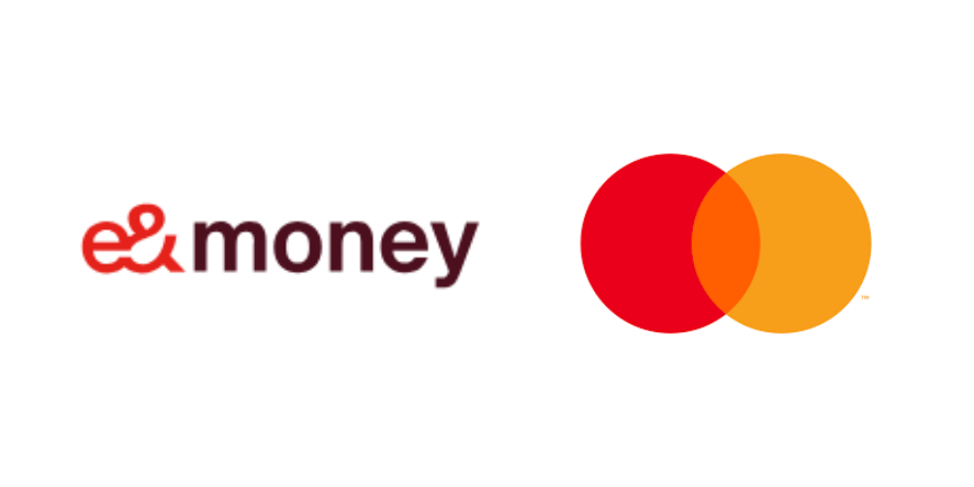 e&money and Mastercard logo