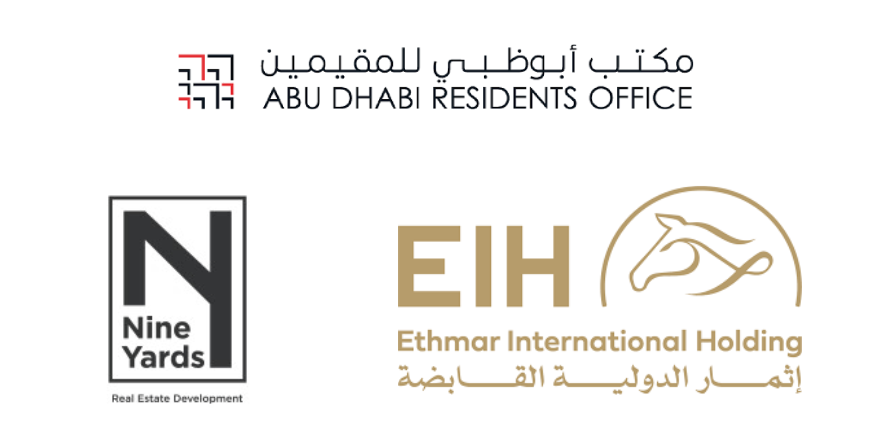 Abu Dhabi Residents Office, Ethmar international holding and Nine yards logo