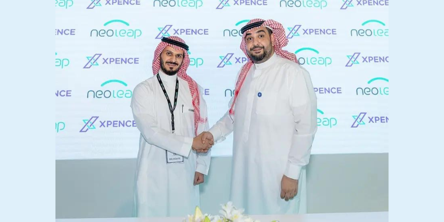 On the right side is Zain Ansari, Co-Founder & Chief Commercial Officer at Xpence, and on the left side is Ziyad Al Eisa, CEO at neoleap
