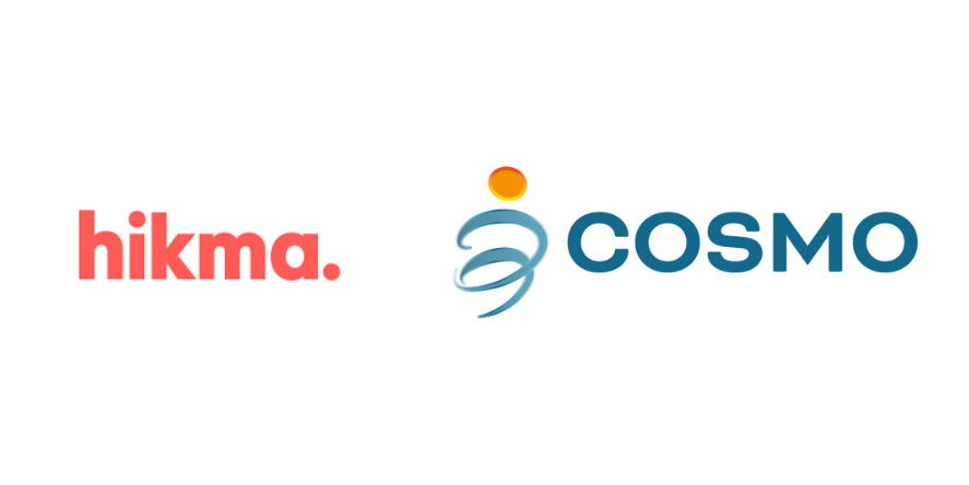 Hikma and Cosmo logo