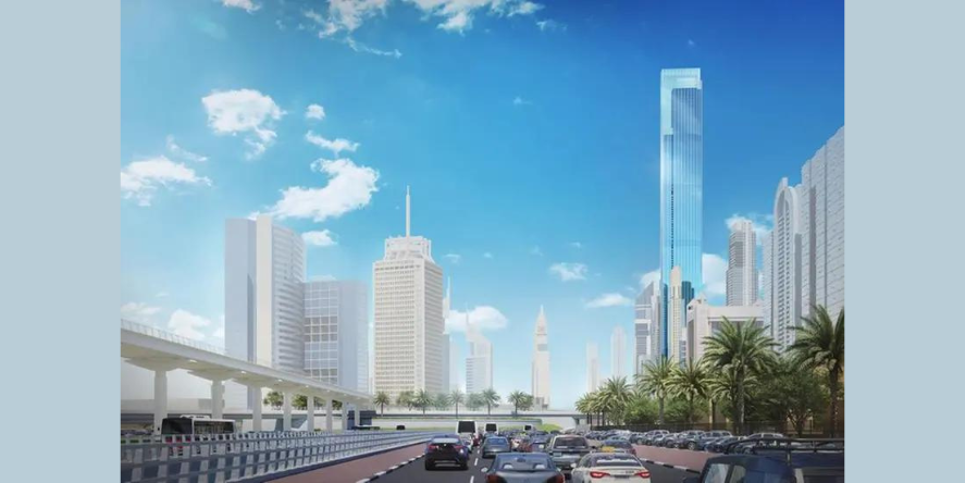 Azizi Tower, Azizi Developments second tallest tower located on prime plot of land on Dubai’s Sheikh Zayed Road. Image Courtesy- Azizi Developments