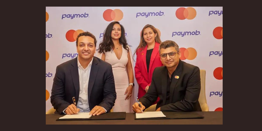 Islam Shawky, Co-founder and CEO of Paymob, and Gaurang Shah, EVP of Products & Engineering, EEMEA at Mastercard. Image Courtesy- Mastercard