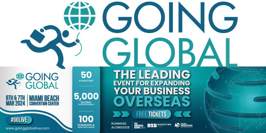 Going Global Live has arrived in Miami! It will be running alongside The Business Show and showcasing hundreds of products and services