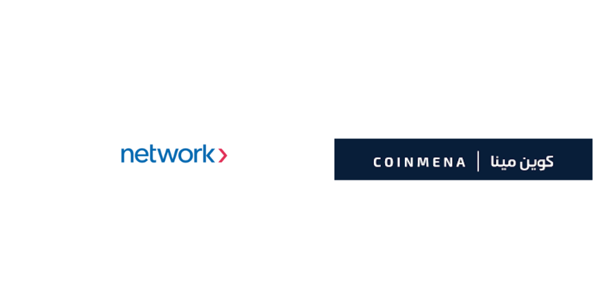 Network International and CoinMena logo