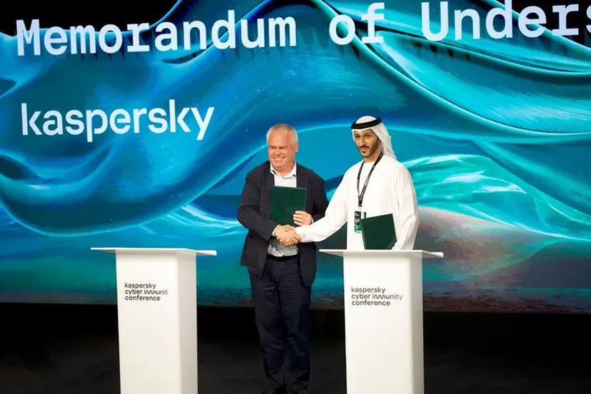 The MoU was signed by Dr. Ahmed Alketbi CISO of DEWA & Moro Hub and Eugene Kaspersky, CEO of Kaspersky during the Kaspersky Cyber Immunity Conference 2024