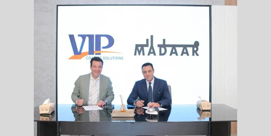 Madaar has announced a 10-year partnership with VIP Coating Solutions in Egypt. Image courtesy- Madaar