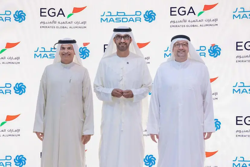 Masdar and EGA will explore international opportunities to power new aluminium production facilities with renewable energy