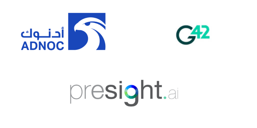 ADNOC, G42 and Presight AI Holding PLC logo