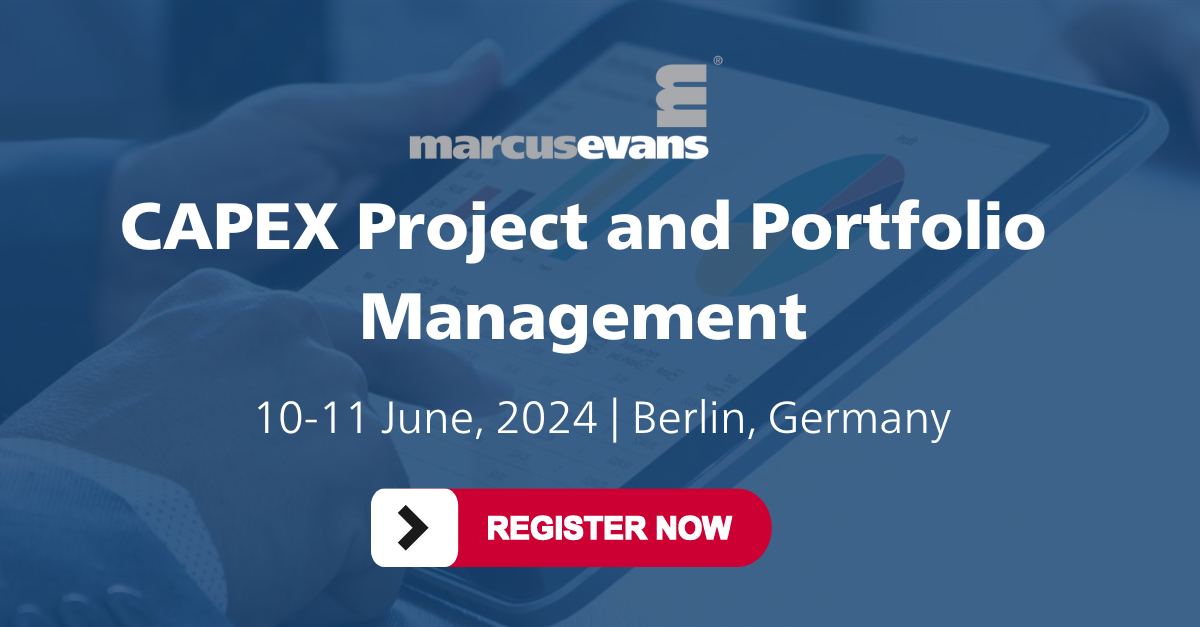 The Marcus Evans CAPEX Project & Portfolio Management conference taking place on 10-11 June, 2024 in Berlin, Germany, will bring together industry leaders, project managers, financial experts, and technology innovators