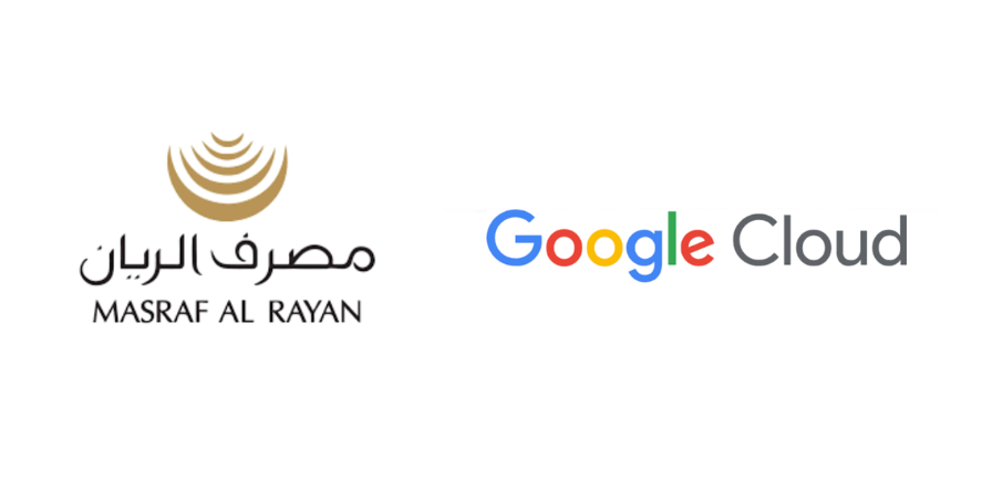 Masraf Al Rayan and Google Cloud logo