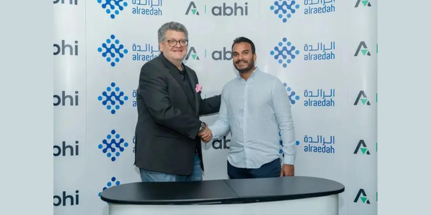 Paul Melotto, CEO at Alraedah Digital Solutions, and Omair Ansari, CEO and Co-founder of ABHI. Image Courtesy-ABHI