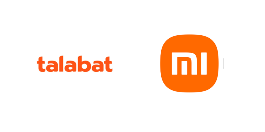 Xiaomi and talabat logo
