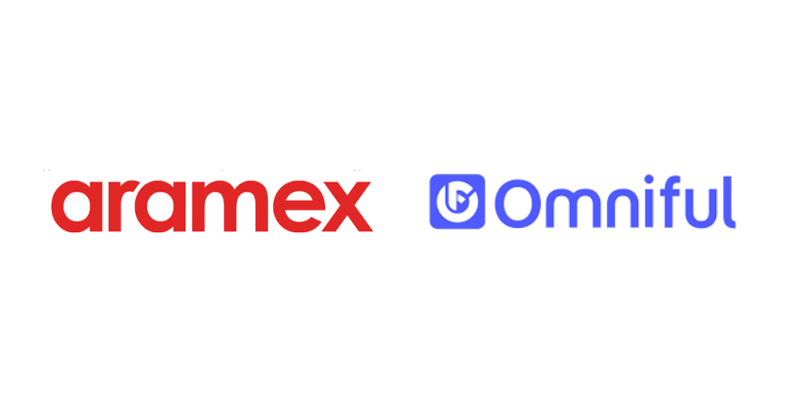aramex and omniful logo