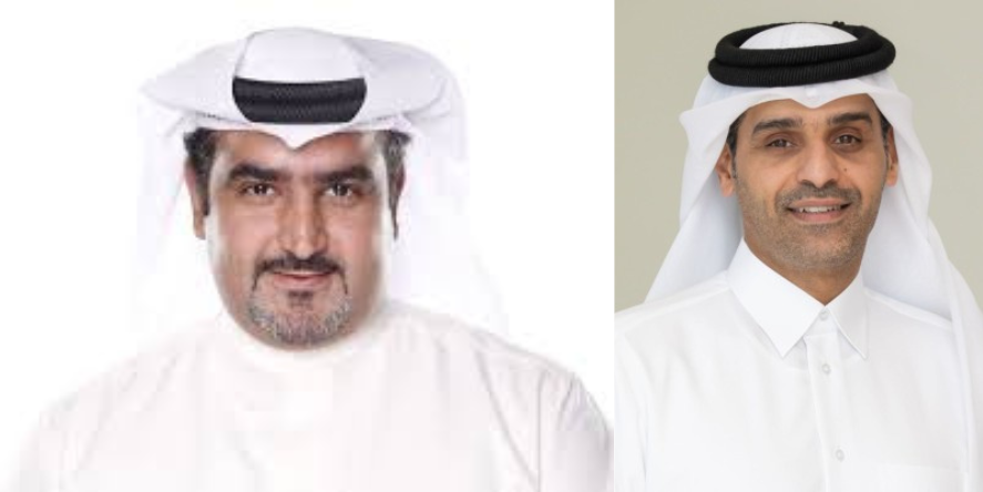 From L To R: - Ooredoo Kuwait CEO, Abdulaziz Al-Babtain & Group CEO, Sheikh Mohammed bin Abdullah Al-Thani