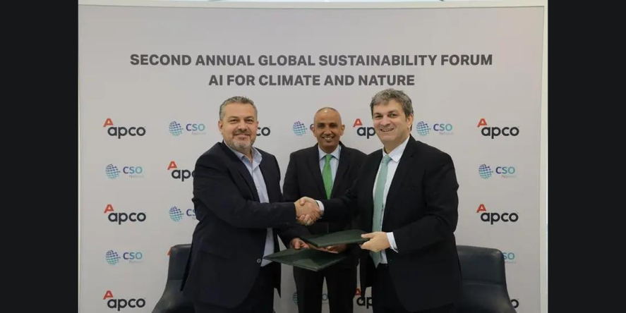 The agreement was signed during the Second Annual Global Sustainability Forum AI for Climate and Nature. Image Courtesy APCO