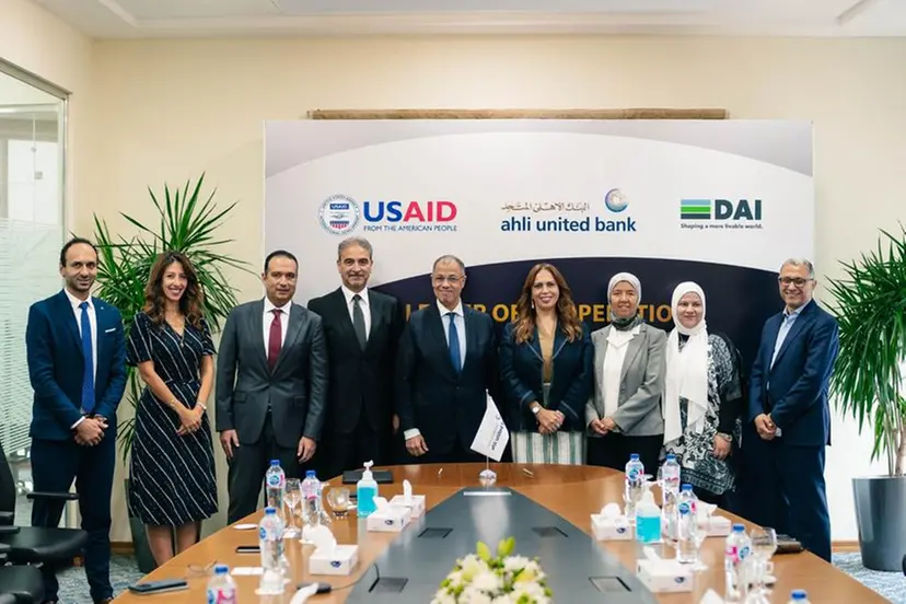 Ahli United Bank - Egypt signs cooperation agreement with USAID's Business Egypt Program funded by USAID and implemented by DAI.