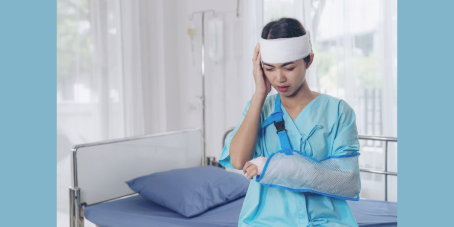 Representational Image (https://www.freepik.com/free-photo/lonely-accident-patients-injury-headache-woman-hospital-medical-concept_7813368.htm)