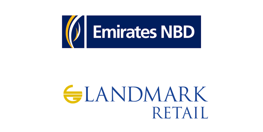 Emirates NBD and Landmark Retail logo