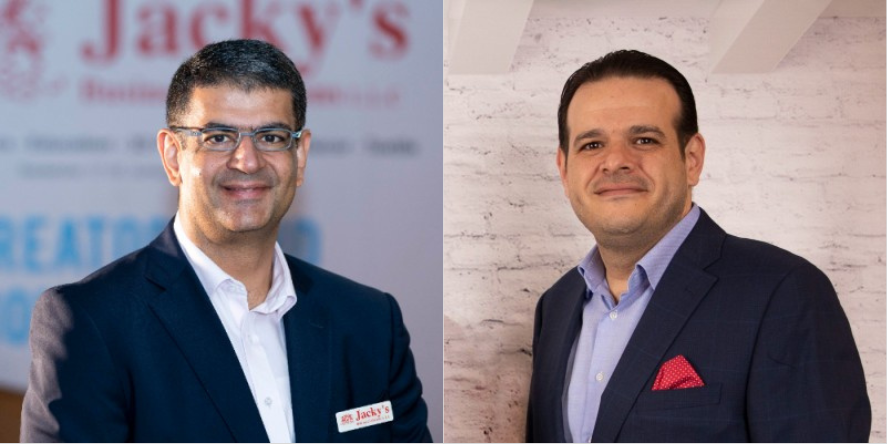 From L To R: - Ashish Panjabi, COO of Jacky's Group & Fadi Abu Shamat, Senior Director and Head of Mobile eXperience Division at Samsung Gulf Electronics