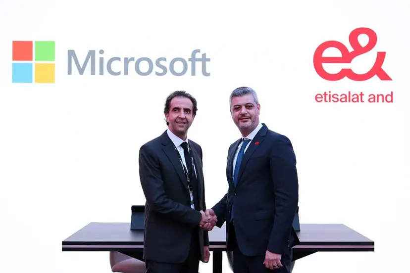 E& UAE and Microsoft unveil AI-powered solutions for SMBs. This initiative reflects e& UAE’s dedication to driving AI-led digital transformation across industries, providing businesses with cutting-edge tools that enhance efficiency, creativity, and competitiveness. Image courtesy: e&