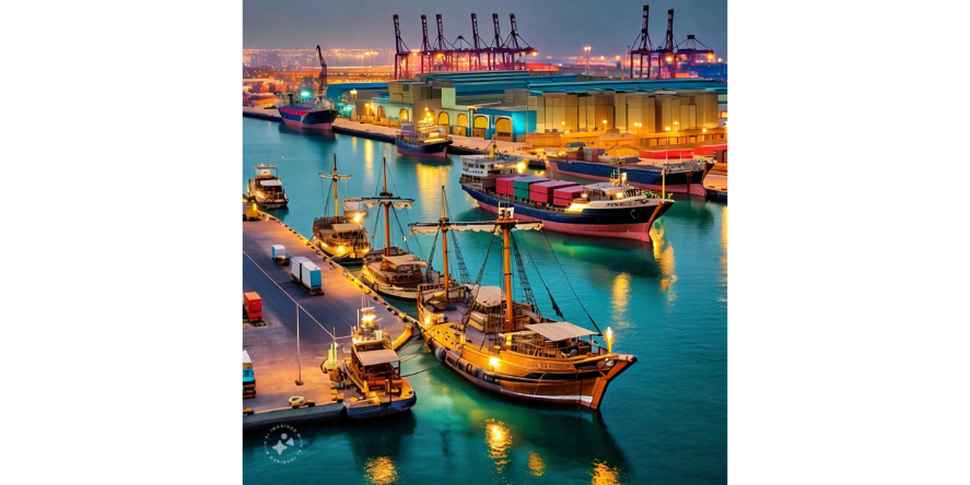 shipping port in the UAE