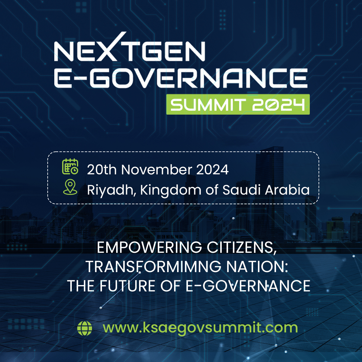 NextGen e-Governance Summit 2024