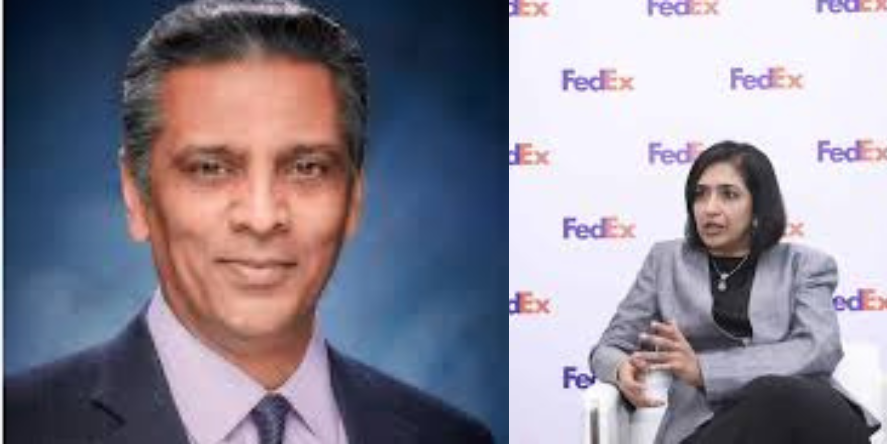 From L To R: Raj Subramaniam, president and CEO, FedEx Corporation And Kami Viswanathan, regional president, FedEx MEISA