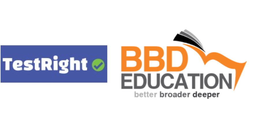 BBD Education and TestRight Logo Image Courtesy: BBD Education