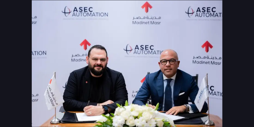 Madinet Masr and ASEC Automation signs MoU. Image Courtesy: Madinet Masr