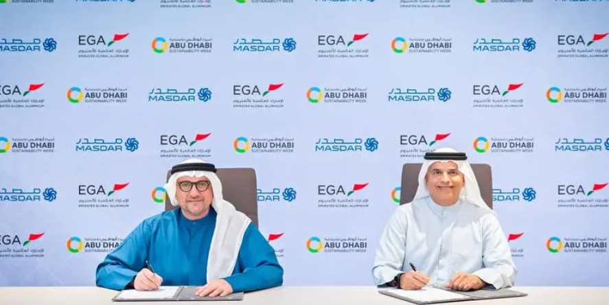 Abu Dhabi Sustainability Week (ADSW), the global platform for addressing the world’s most pressing sustainability challenges, announced today that Emirates Global Aluminium (EGA), the largest industrial company in the UAE outside oil and gas, has signed a three-year partnership agreement. Image courtesy:EGA