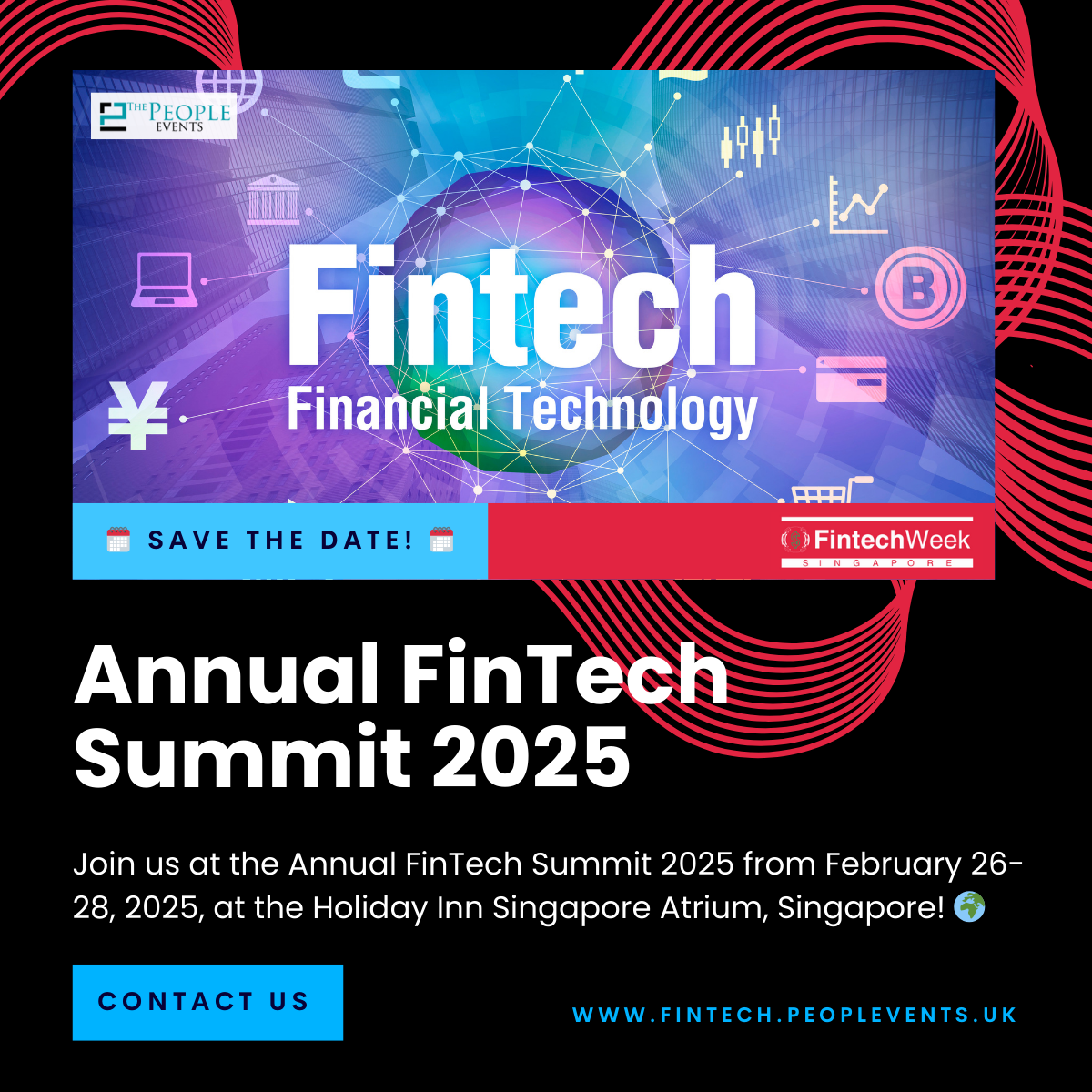 Annual FinTech Summit 2025 (1080 x 1080 px)