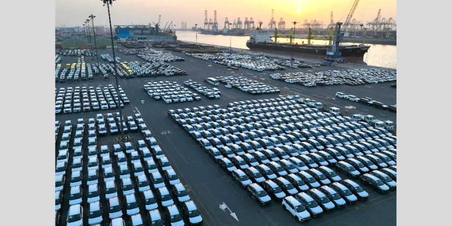 DP World achieved a new milestone in 2024, handling a record 1.3 million vehicles across its terminals in Dubai. Image Courtesy: DP World