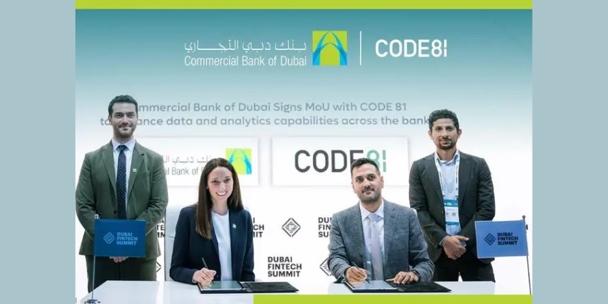 CODE81, a leading regional technology innovator, announces the signing of a strategic Memorandum of Understanding (MoU) with Commercial Bank of Dubai (CBD). (Image Courtesy: CODE81)