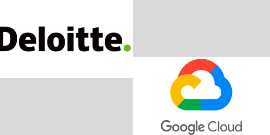 Deloitte and Google Cloud Logo. Image Credit: Respective websites