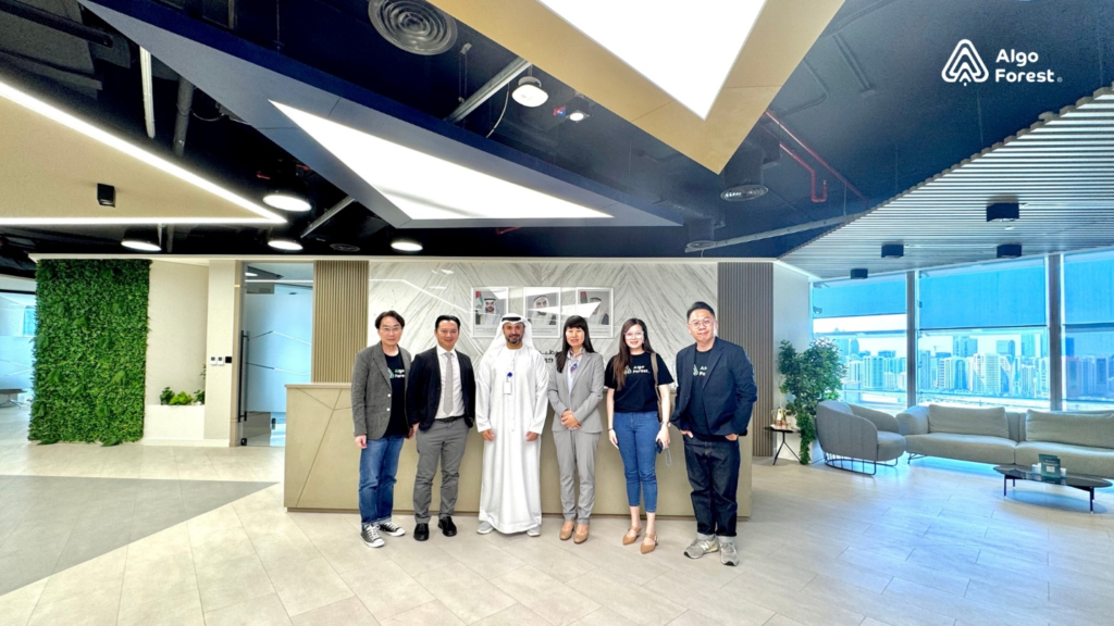 (Pictured above: ALGO FOREST GROUP at Abu Dhabi Investment Office)